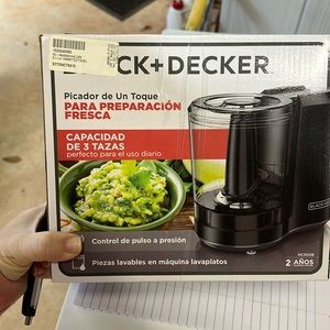 Black and decker fresh prep one touch chopper